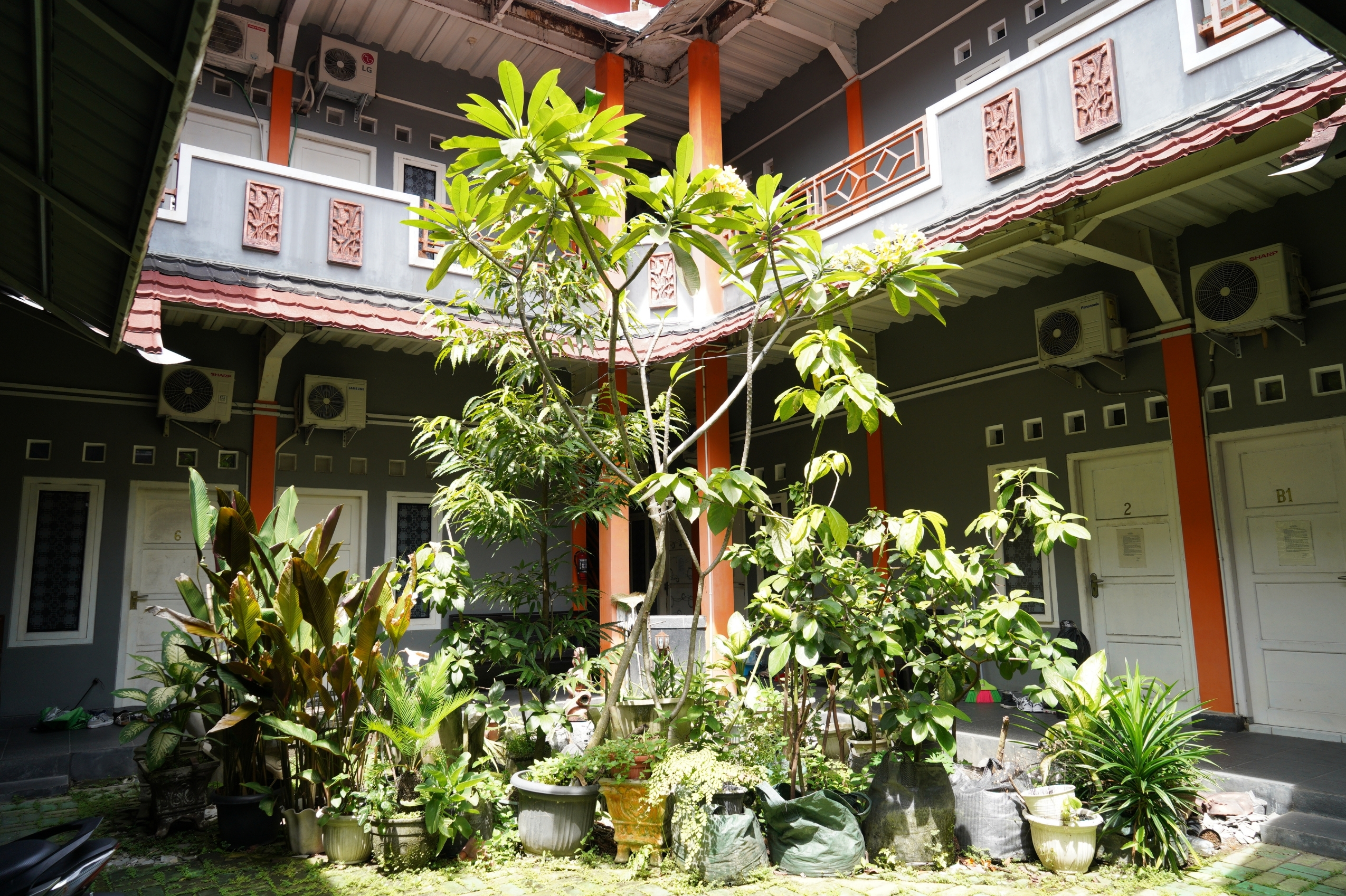 Taman di area Kos Putri Melati